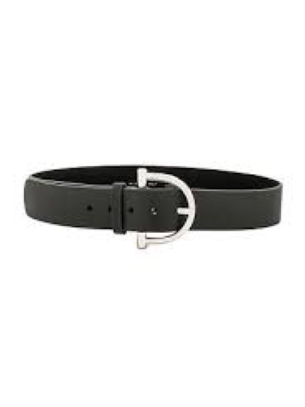 B-Low the Belt Blake Genuine Leather Belt w/large Silver D-Ring Buckle - size M